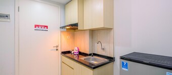 Simple And Cozy Living Studio At Dramaga Tower Apartment