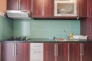 Standard-Apartment | Eigene Küche | Kochgeschirr/Geschirr/Besteck