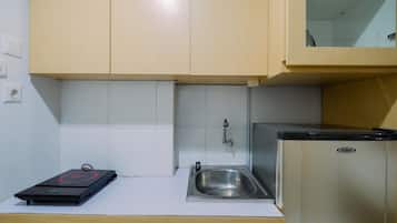 Appartement Standard | Cuisine privée | Batterie de cuisine, vaisselle et ustensiles
