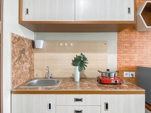 Căn hộ Tiêu chuẩn | Bếp riêng | Dụng cụ nấu nướng/bát dĩa/dao nĩa