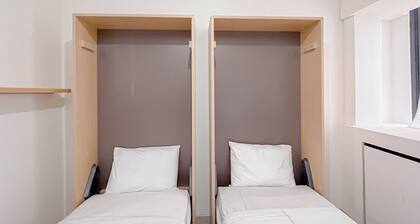 White Style Studio (No Kitchen) Apartment Bandaraya - Tallasa City Makassar