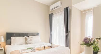 Soft Grey 1Br At Royal Sentul Park Apartment