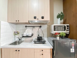 Căn hộ Tiêu chuẩn | Bếp riêng | Dụng cụ nấu nướng/bát dĩa/dao nĩa 