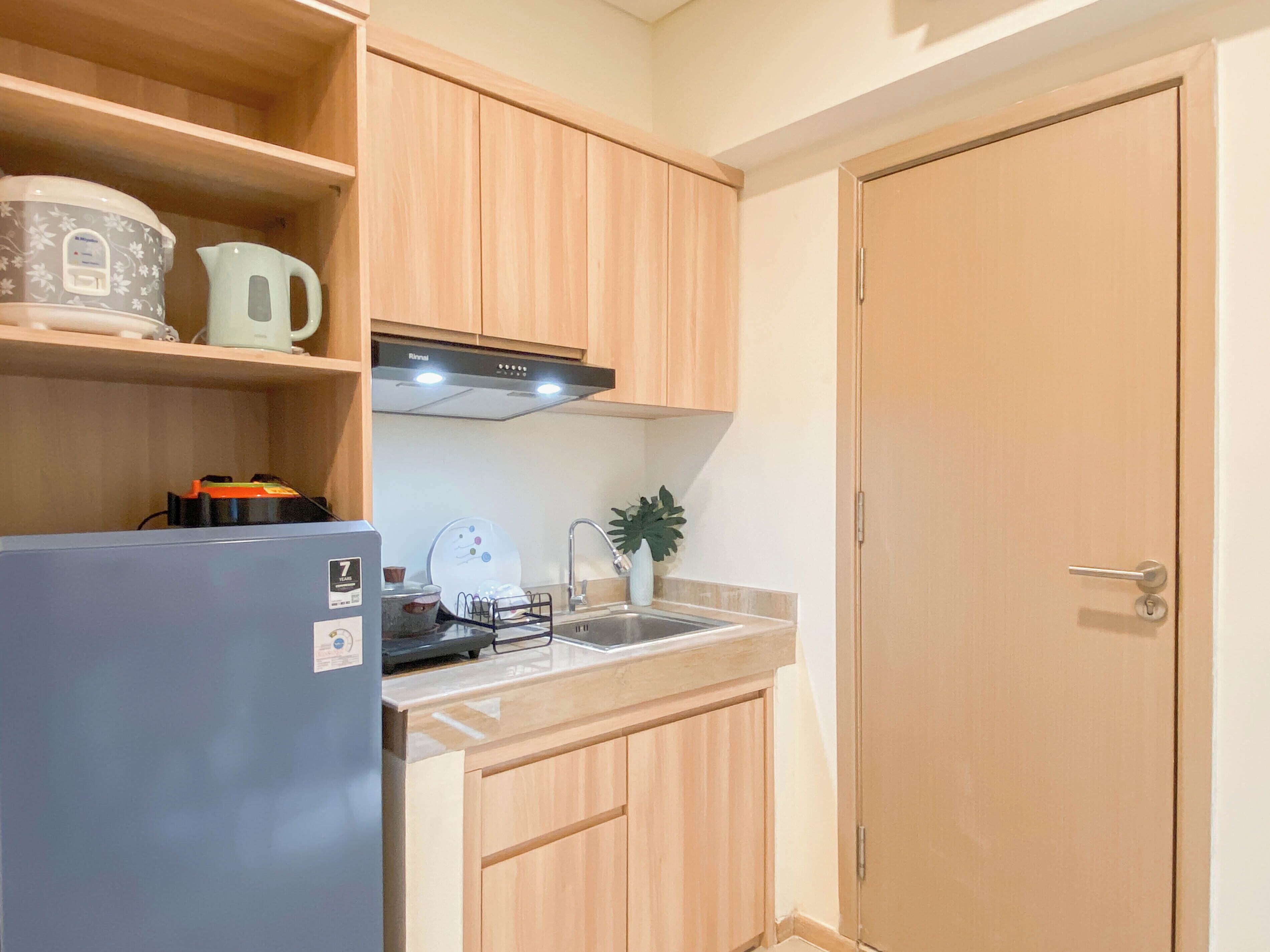 Apartment | Eigene Küche | Kühlschrank, Herdplatte, Kochgeschirr/Geschirr/Besteck