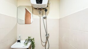 Departamento | Baño | Regadera, amenidades de baño gratuitas, toallas 