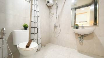 Departamento | Baño | Regadera, amenidades de baño gratuitas, toallas