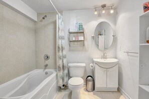 Towels, soap, toilet paper