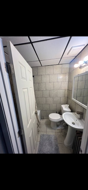 Towels, soap, toilet paper