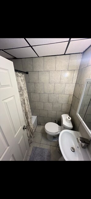 Towels, soap, toilet paper