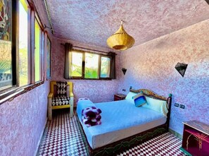 Quarto conforto, vista para a montanha