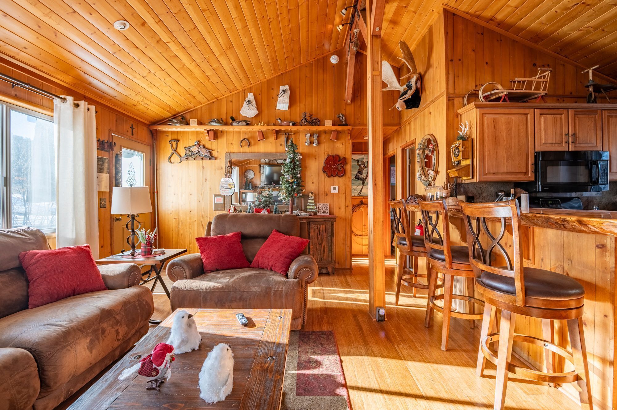 Télévision, cheminée