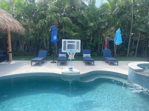 Una piscina climatizada