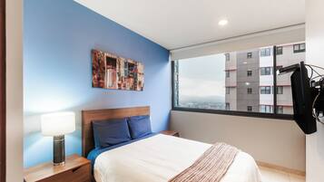 Ropa de cama de alta calidad, wifi gratis y ropa de cama