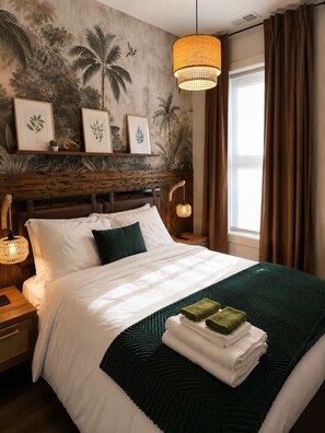 2 bedrooms, iron/ironing board, free WiFi, bed sheets