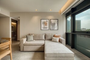Luxury Apartment, 1 Bedroom | Living room