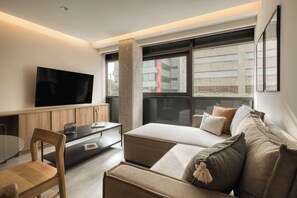 Luxury Apartment, 1 Bedroom | Living room