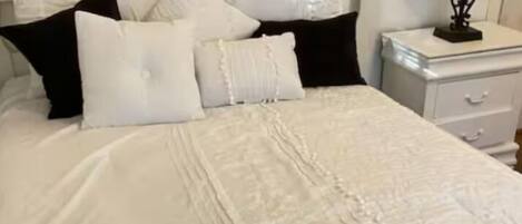 3 soveværelser, sengetøj