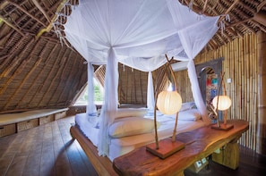 Deluxe-Doppelzimmer, Meerblick | Kostenloses WLAN, Bettwäsche