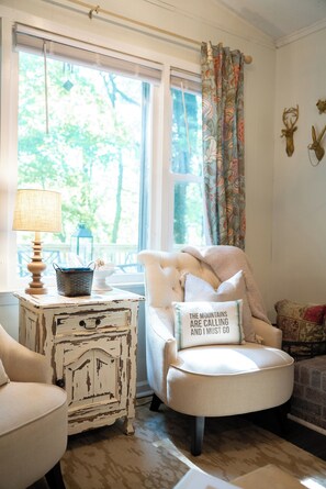 Televisión, chimenea