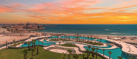 Una piscina climatizada