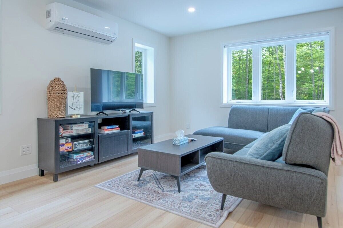 Télévision, baby-foot, table de tennis de table, livres