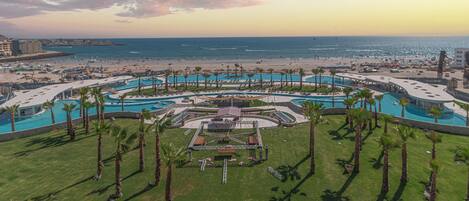 Una piscina climatizada