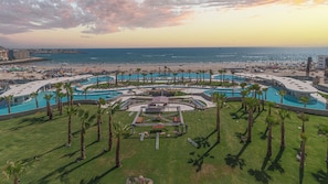 Et oppvarmet basseng