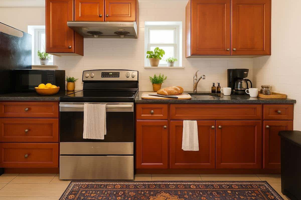 Microwave, oven, stovetop