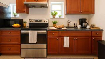 Microwave, oven, stovetop