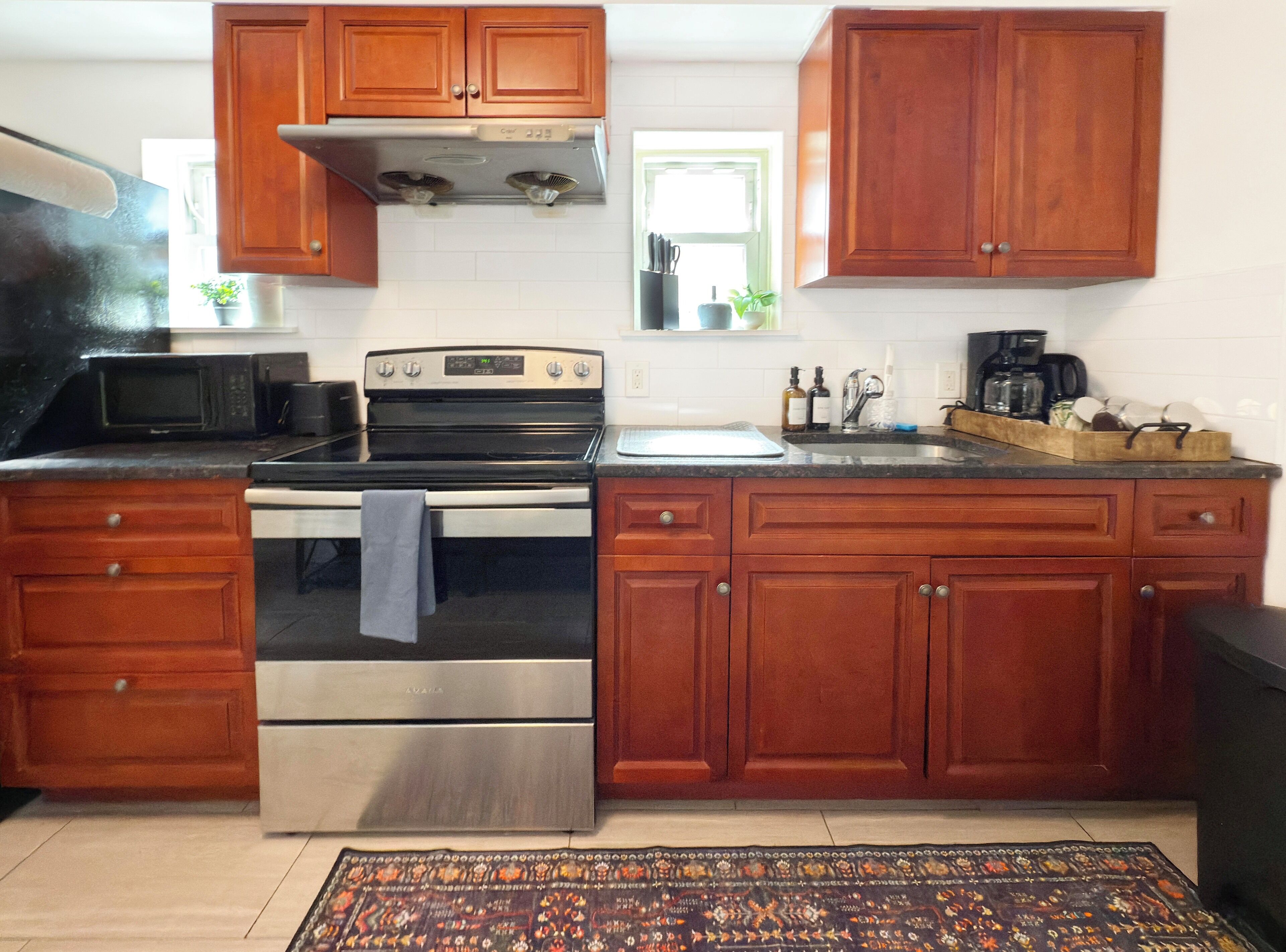 Microwave, oven, stovetop