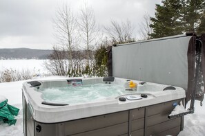 Sauna - L'étoile du lac Lyster (Coaticook)