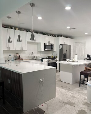 Microwave, oven, stovetop