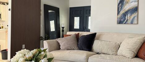 Televisie en een open haard