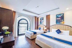 Triple Room, Balcony, City View | In-room safe, free WiFi