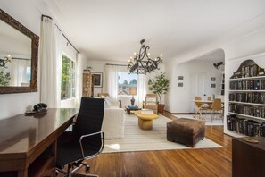 Interior - Enjoy indoor-outdoor living, full kitchens and walk to beach and state st. (Santa Barbara)