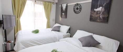 1 slaapkamer, beddengoed