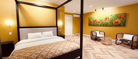 1 habitación, wifi y ropa de cama