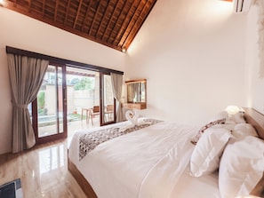 Villa - 1 soveværelse - privat pool | Skrivebord, gratis Wi-Fi