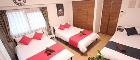 1 間睡房、床單