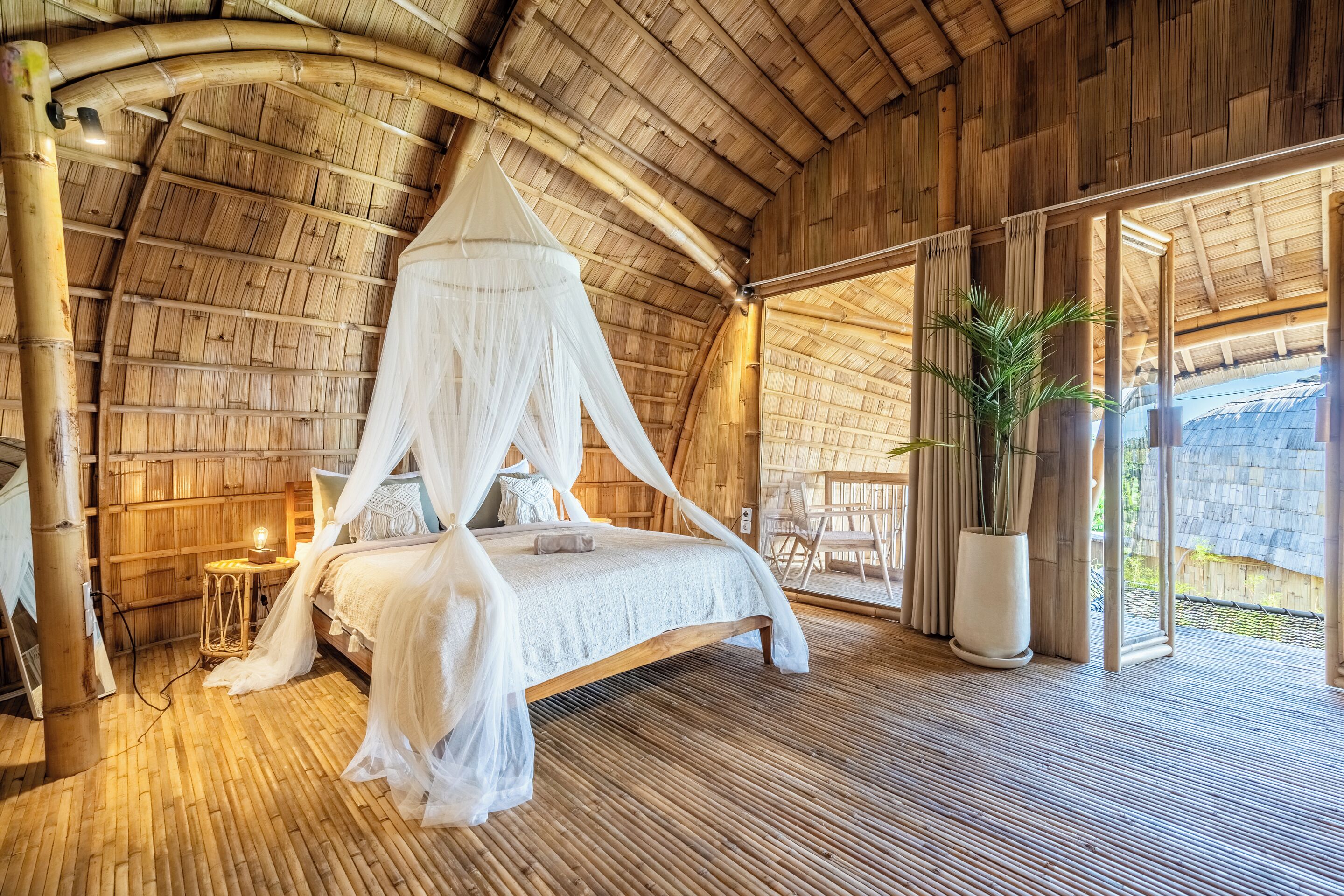 Villa, Klimaanlage, Gartenblick