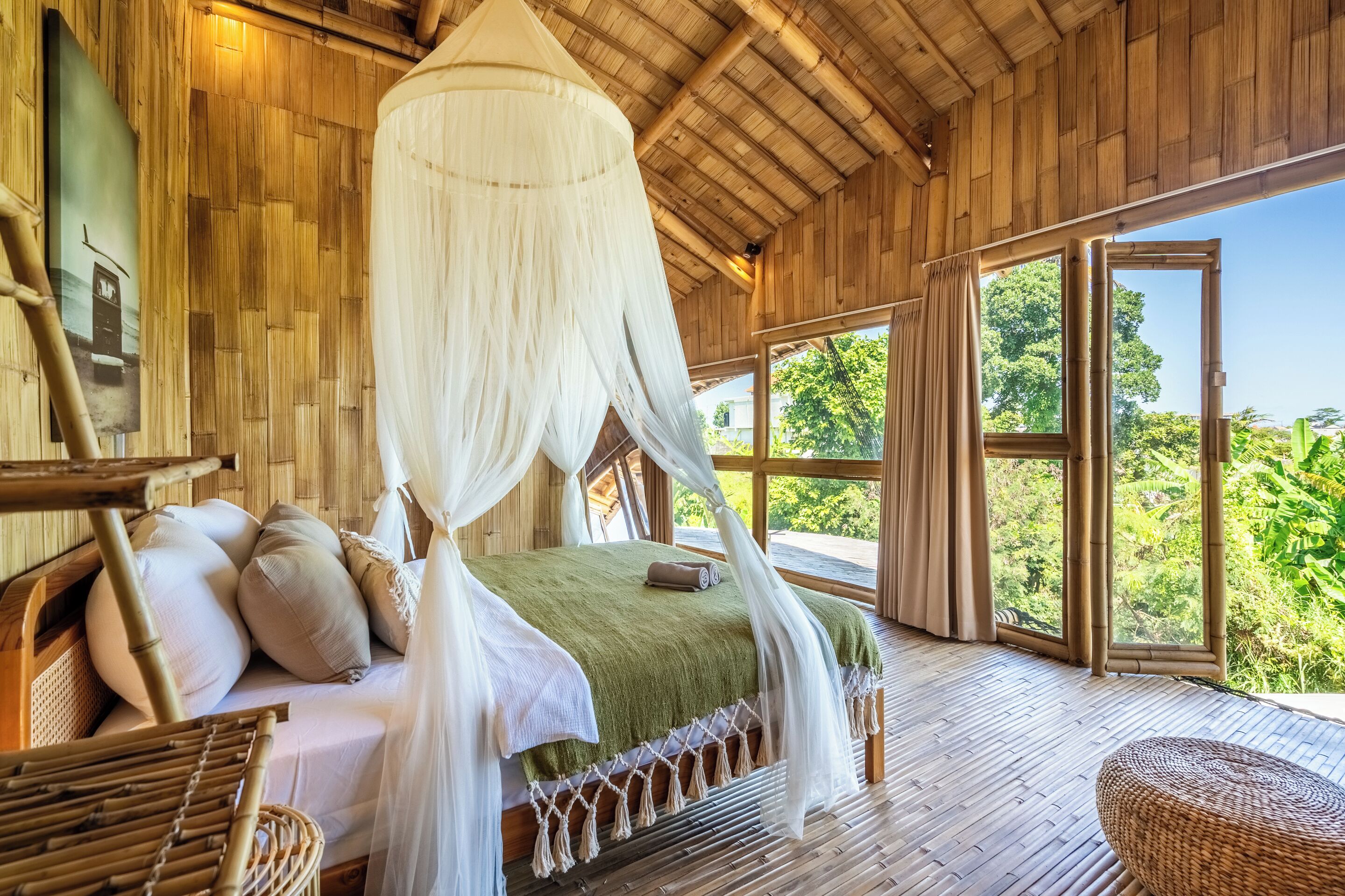 Superior-Villa, Terrasse, Gartenblick