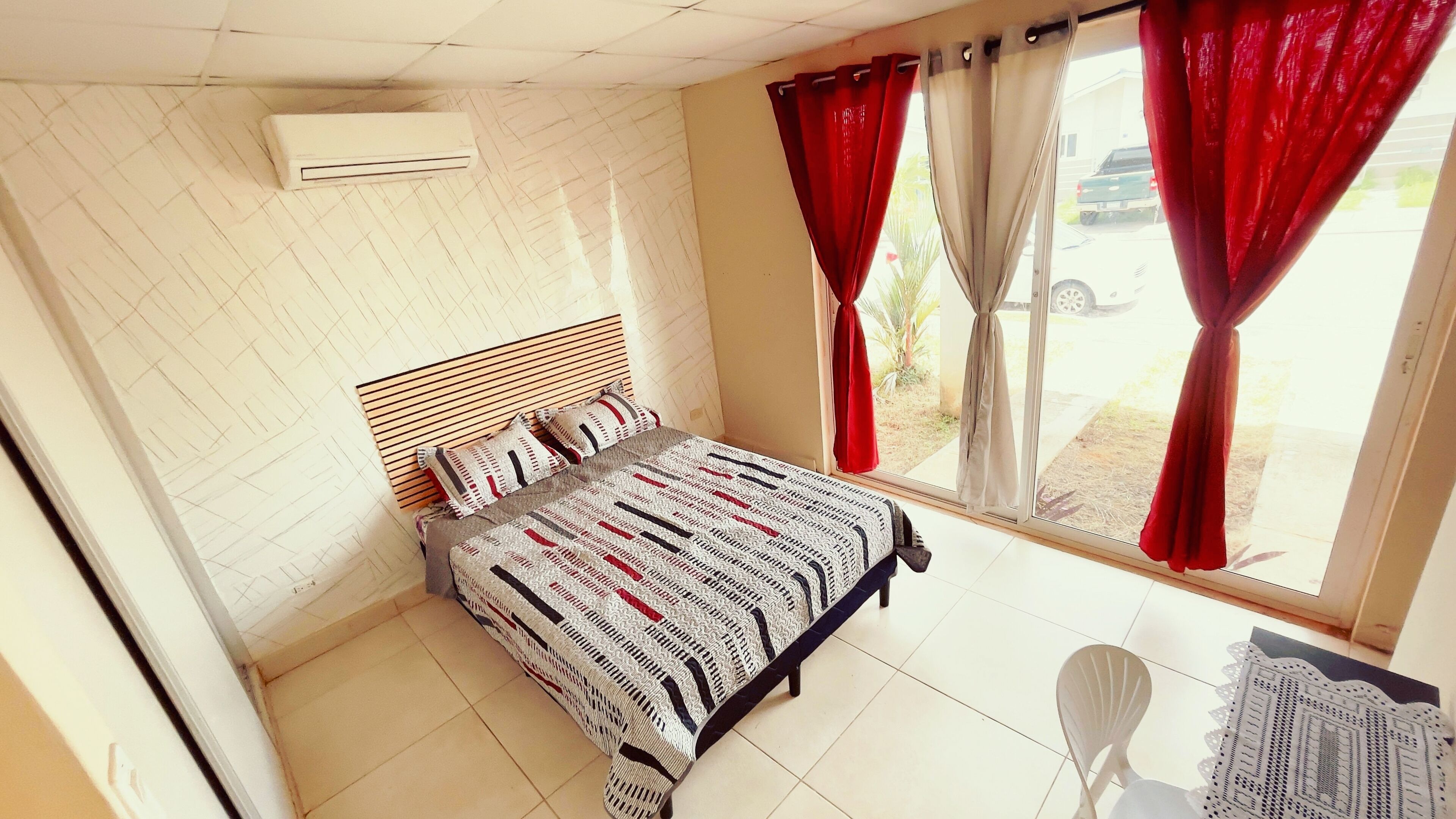 Double Room, Courtyard View | Blackout drapes, free WiFi, bed sheets