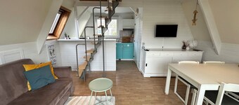 Simple chalet with shared pool on holiday park