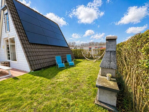 Chalet simple avec piscine commune