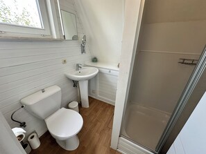 Douche, séchoir à cheveux