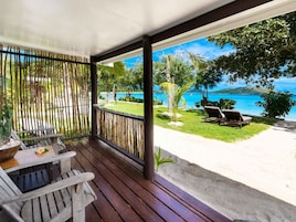 Beachfront Bure | View from room