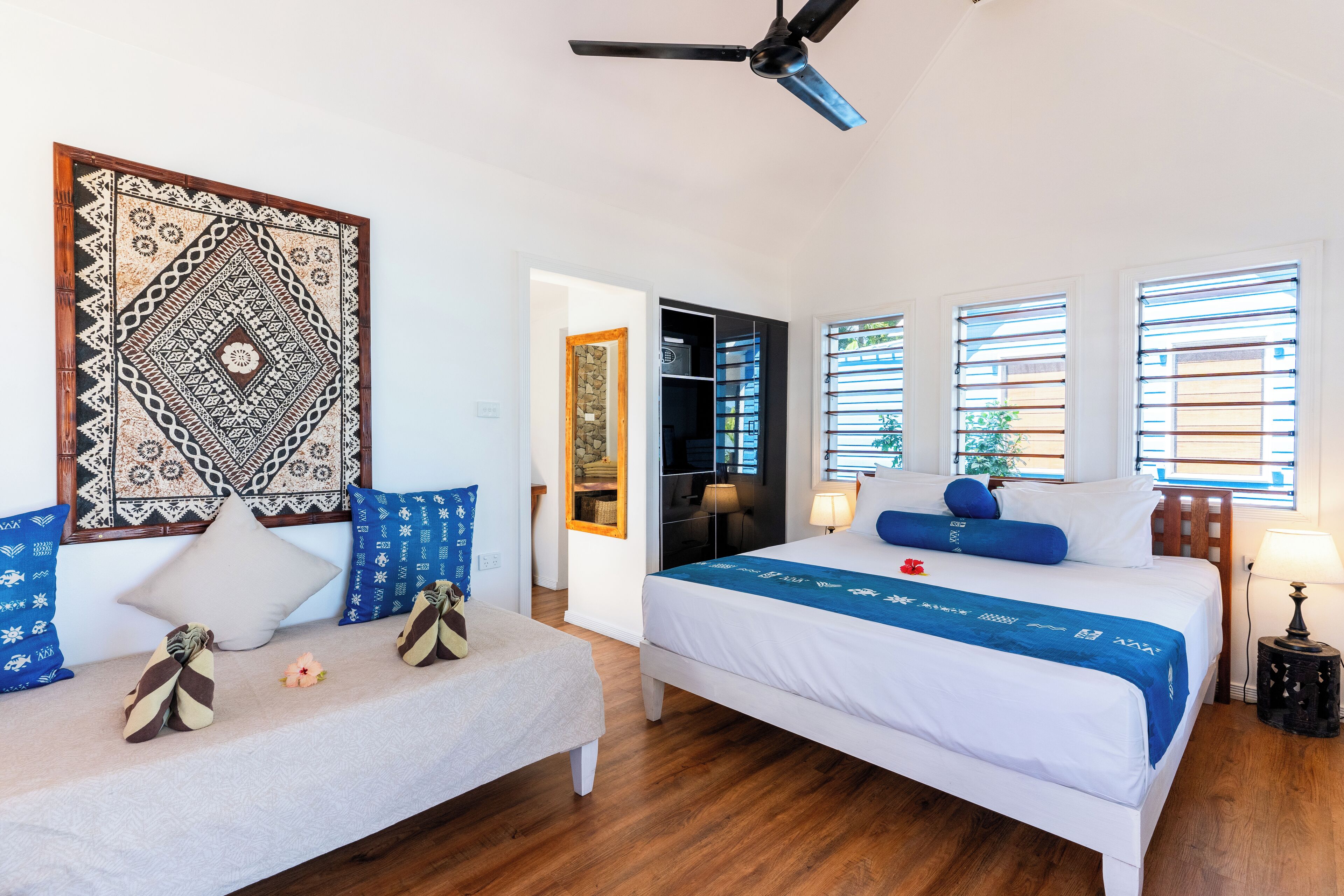 Beachfront Bure | In-room safe, soundproofing