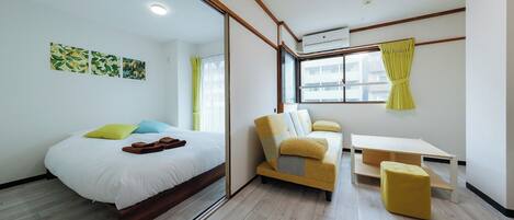 1 chambre, Wi-Fi gratuit, draps fournis