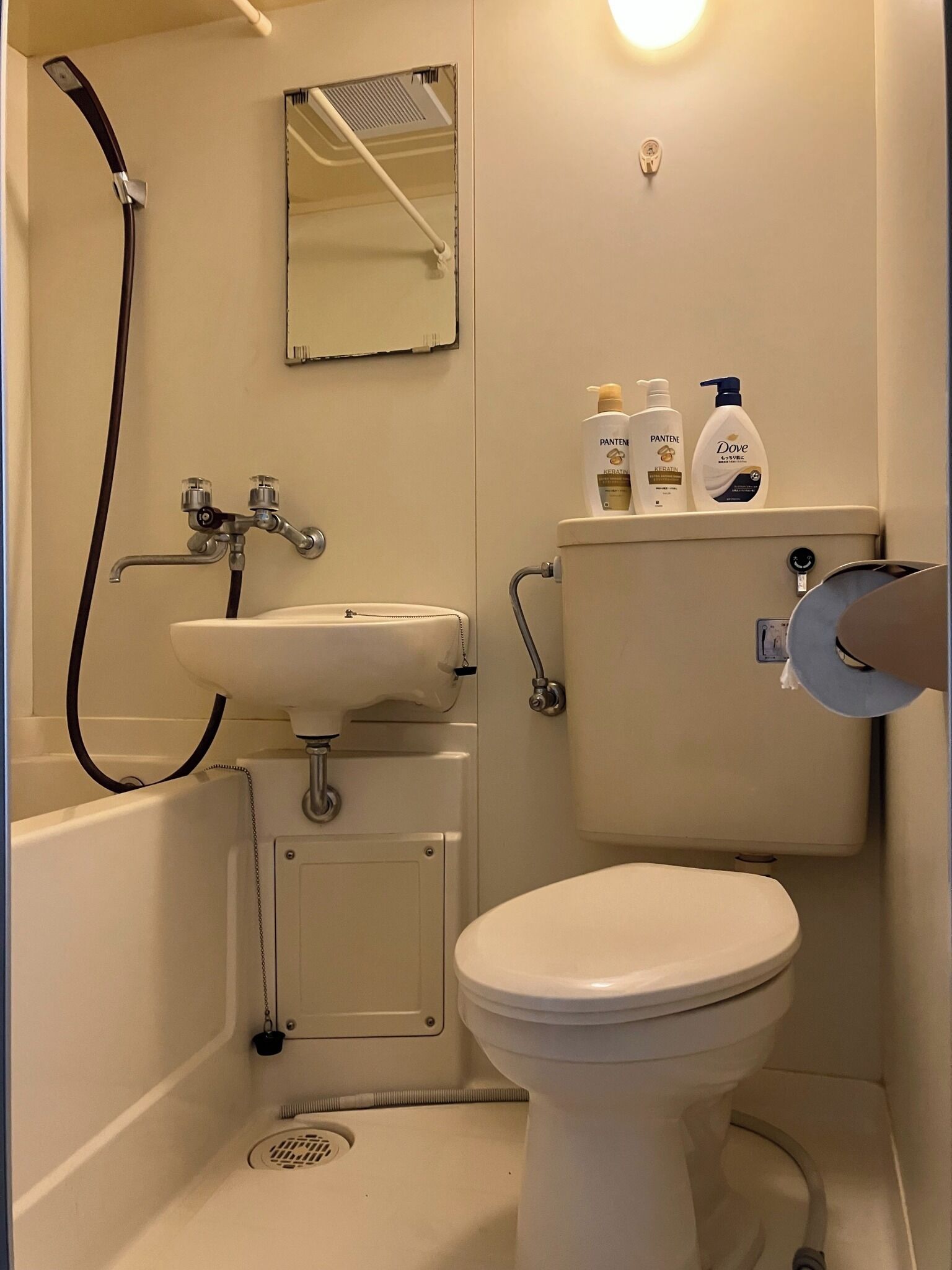 Hair dryer, towels