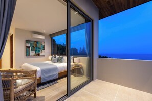Villa, vue sur la mer | Balcon